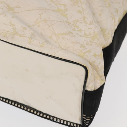 CHANEL Chanel Sports Shoulder Bag Nylon White Black CC bs19291