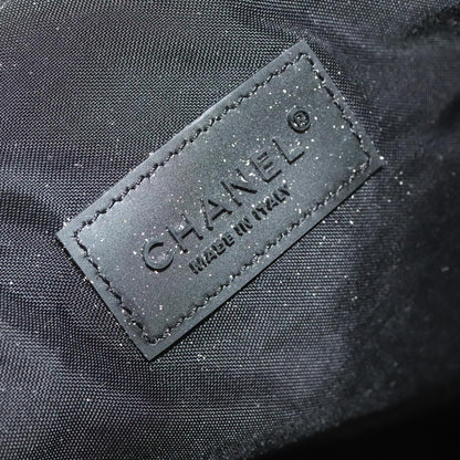CHANEL Chanel Sports Shoulder Bag Nylon White Black CC bs19291