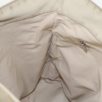 CHANEL Shoulder Bag Canvas Beige CC bs19434