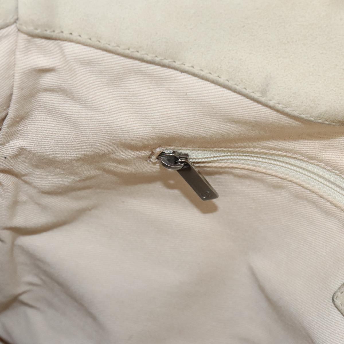 CHANEL Shoulder Bag Canvas Beige CC bs19434