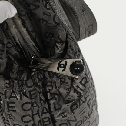 CHANEL Unlimited Tote Bag Nylon Silver CC bs19653