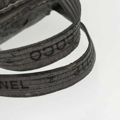 CHANEL Unlimited Tote Bag Nylon Silver CC bs19653