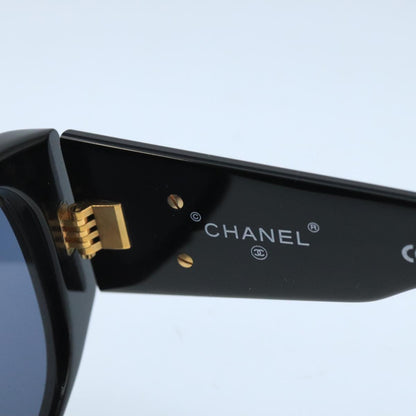 CHANEL Sunglasses plastic Black CC bs19747