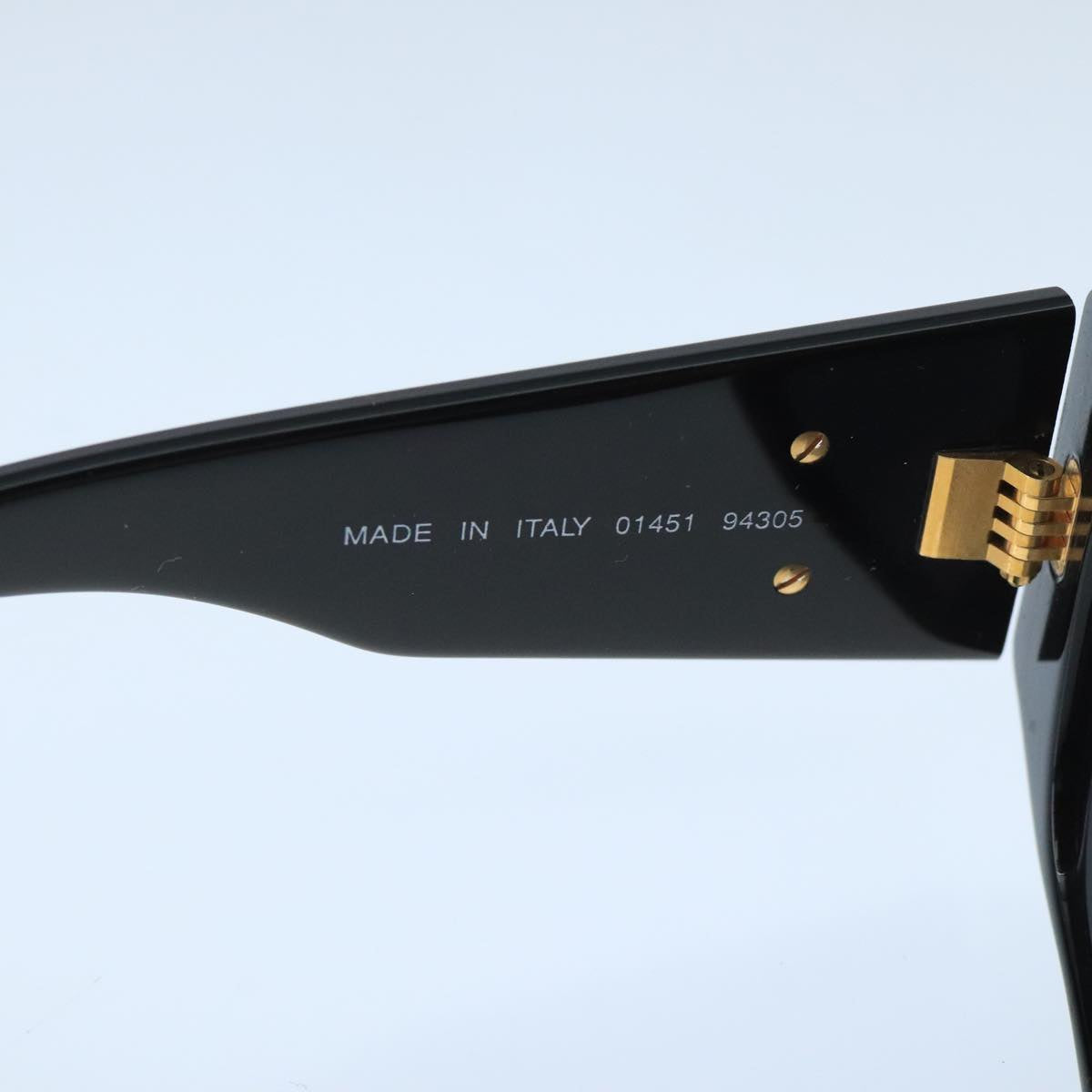 CHANEL Sunglasses plastic Black CC bs19747