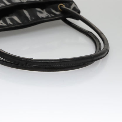 CHANEL Tote Bag Patent Leather Black Gold CC bs19813