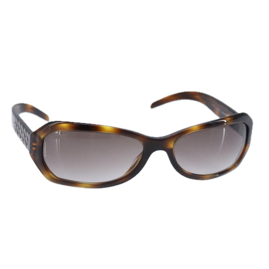 CHANEL Sunglasses plastic Brown CC bs20031