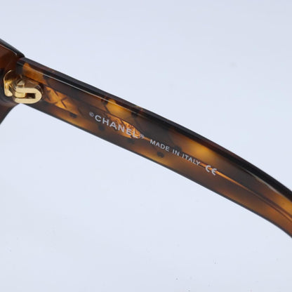 CHANEL Sunglasses plastic Brown CC bs20031