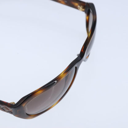 CHANEL Sunglasses plastic Brown CC bs20031