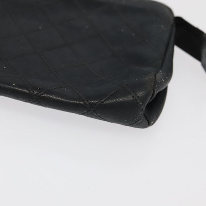 CHANEL Pouch Lamb Skin 2Set Black Red CC bs20043