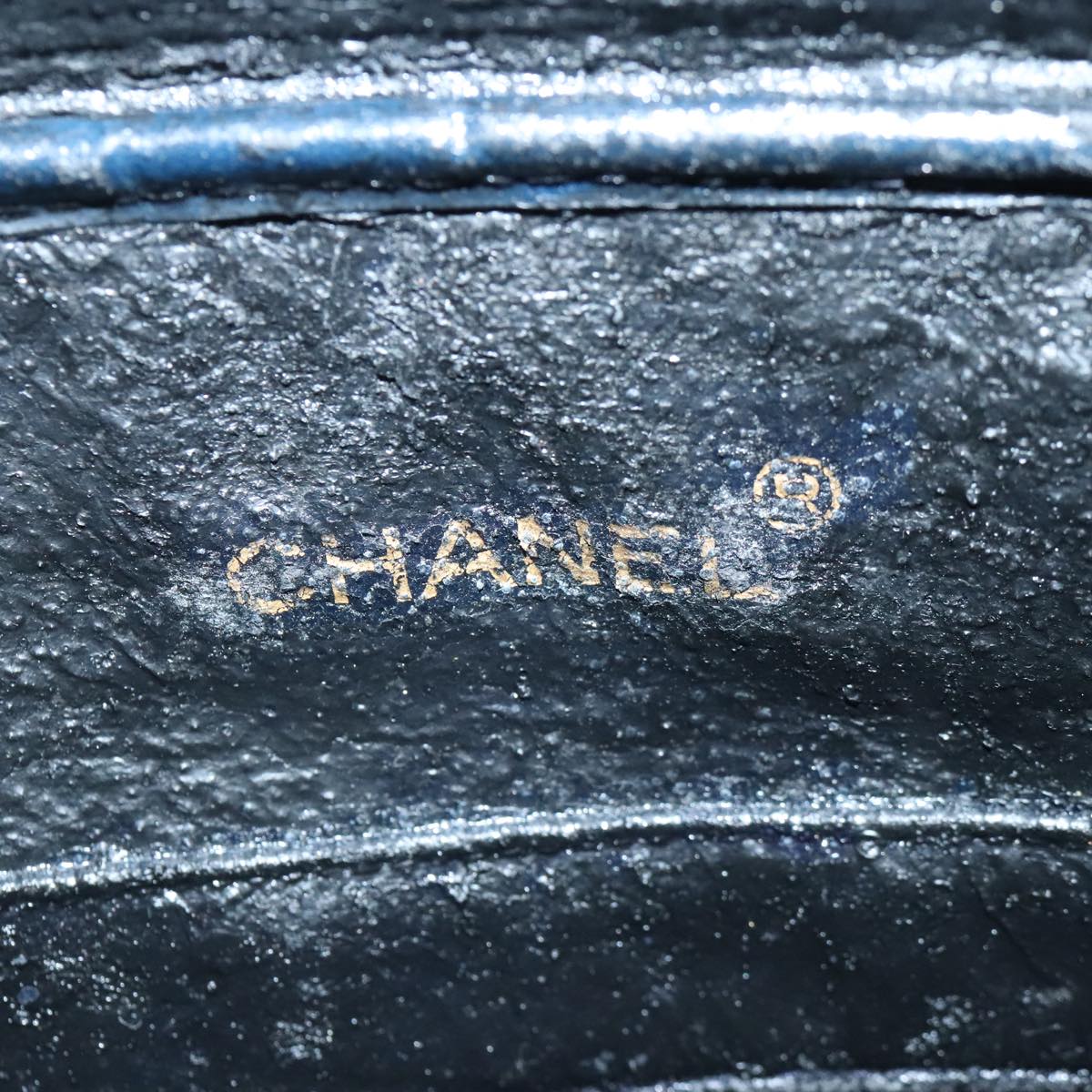 CHANEL Matelasse Chain Shoulder Bag Lamb Skin Black Gold CC bs20231