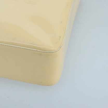 CHANEL Tote Bag Enamel White CC bs20237