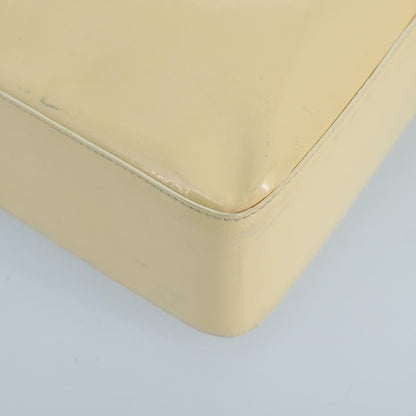 CHANEL Tote Bag Enamel White CC bs20237