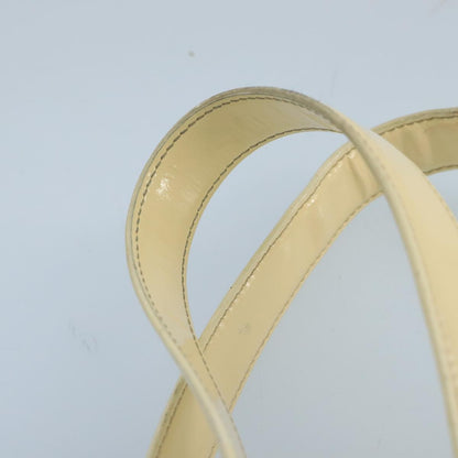 CHANEL Tote Bag Enamel White CC bs20237