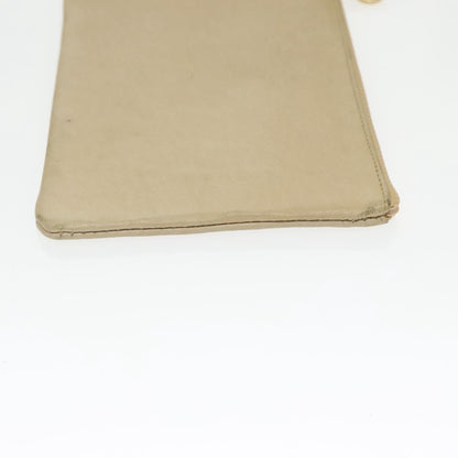 CHANEL Chain Shoulder Bag Lamb Skin Beige Gold CC bs20240