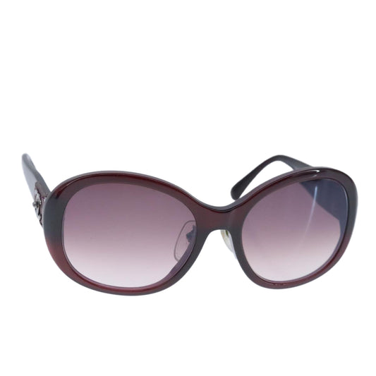 CHANEL Sunglasses plastic Brown CC bs20396