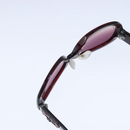 CHANEL Sunglasses plastic Brown CC bs20396