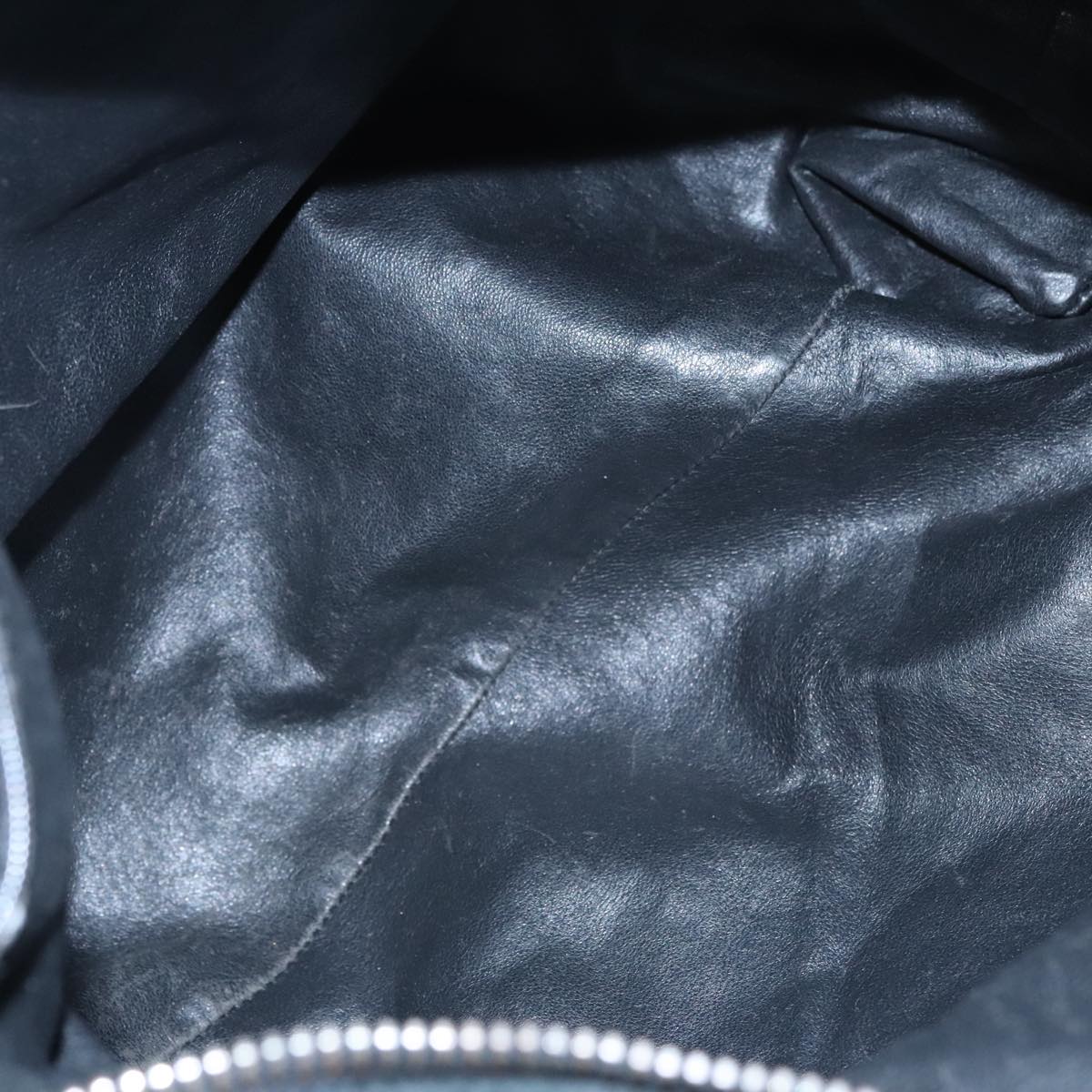 CHANEL Shoulder Bag Suede Black Silver CC bs20422