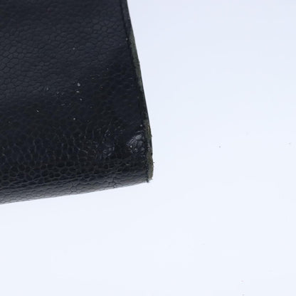 CHANEL Wallet Caviar Skin Black CC bs20517