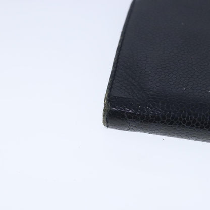 CHANEL Wallet Caviar Skin Black CC bs20517