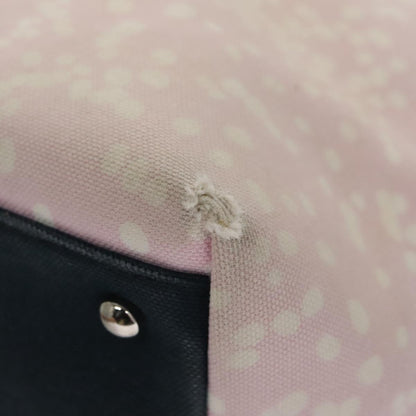 CHANEL High Summer Tote Bag Canvas Pink Silver CC bs20616