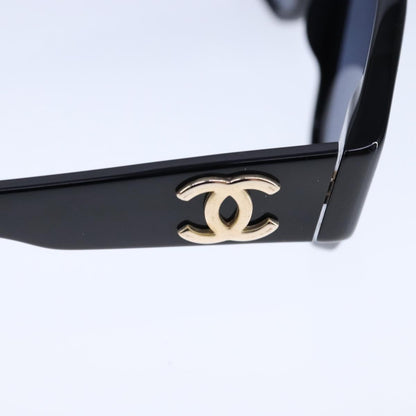 CHANEL Sunglasses plastic Black CC bs20642