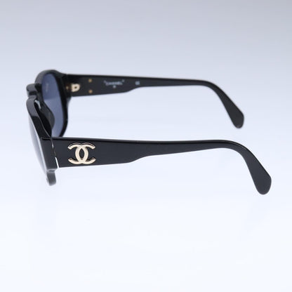 CHANEL Sunglasses plastic Black CC bs20642