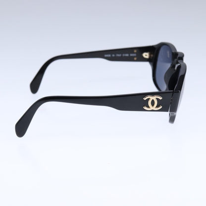 CHANEL Sunglasses plastic Black CC bs20642