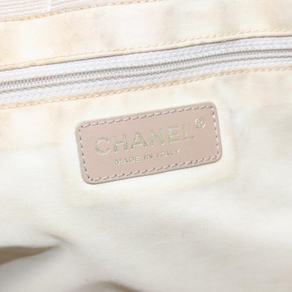 CHANEL New Travel line Tote Bag Nylon Beige CC bs20759