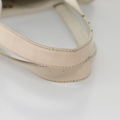 CHANEL Triple Coco Tote Bag Enamel White CC bs20805