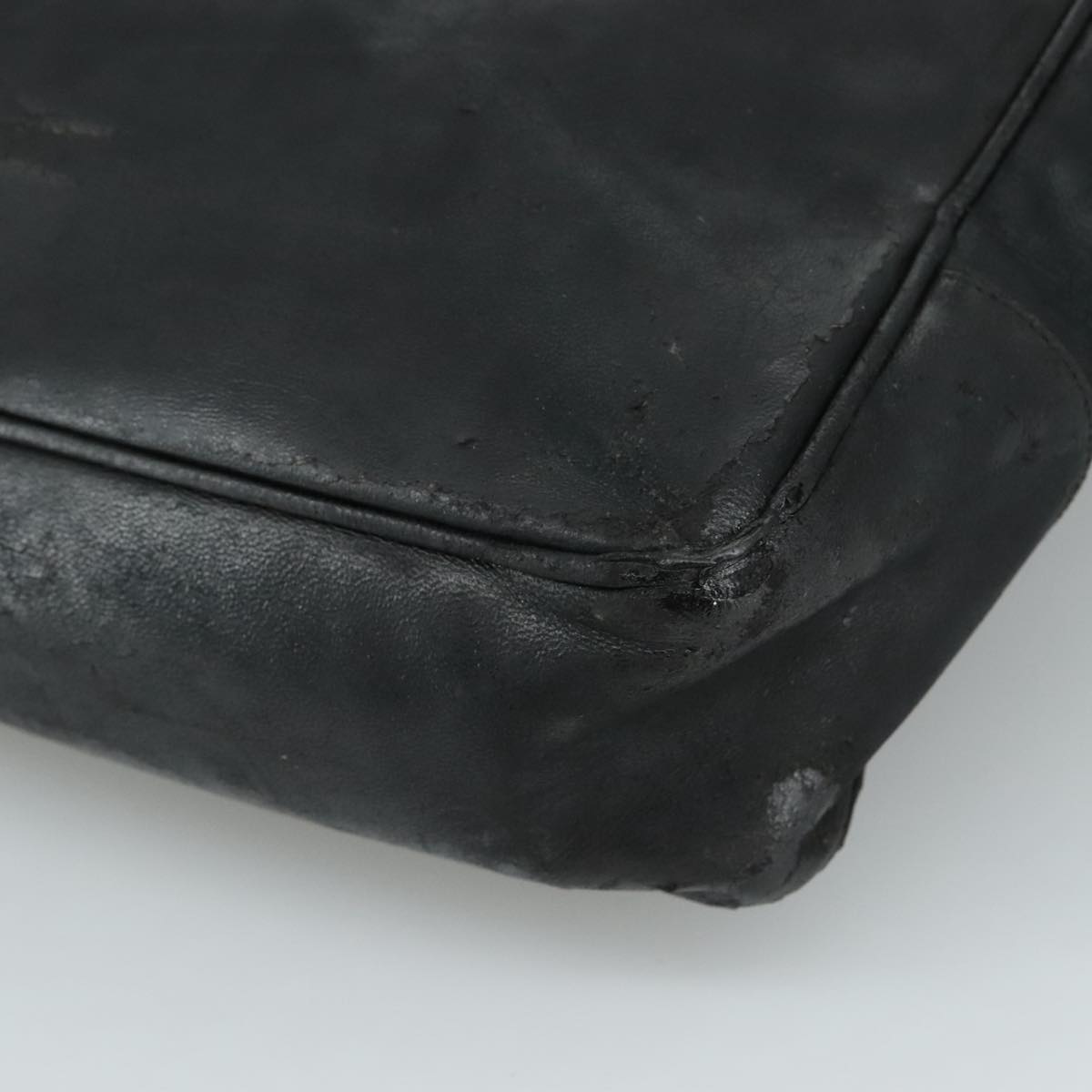 CHANEL COCO Mark Tote Bag Lamb Skin Black CC bs20973