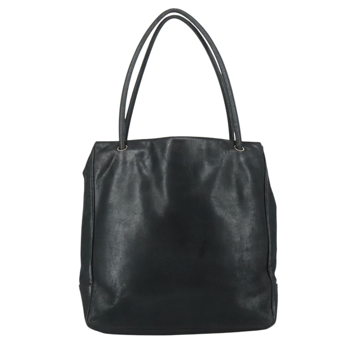 CHANEL COCO Mark Tote Bag Lamb Skin Black CC bs20973