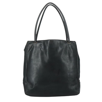 CHANEL COCO Mark Tote Bag Lamb Skin Black CC bs20973