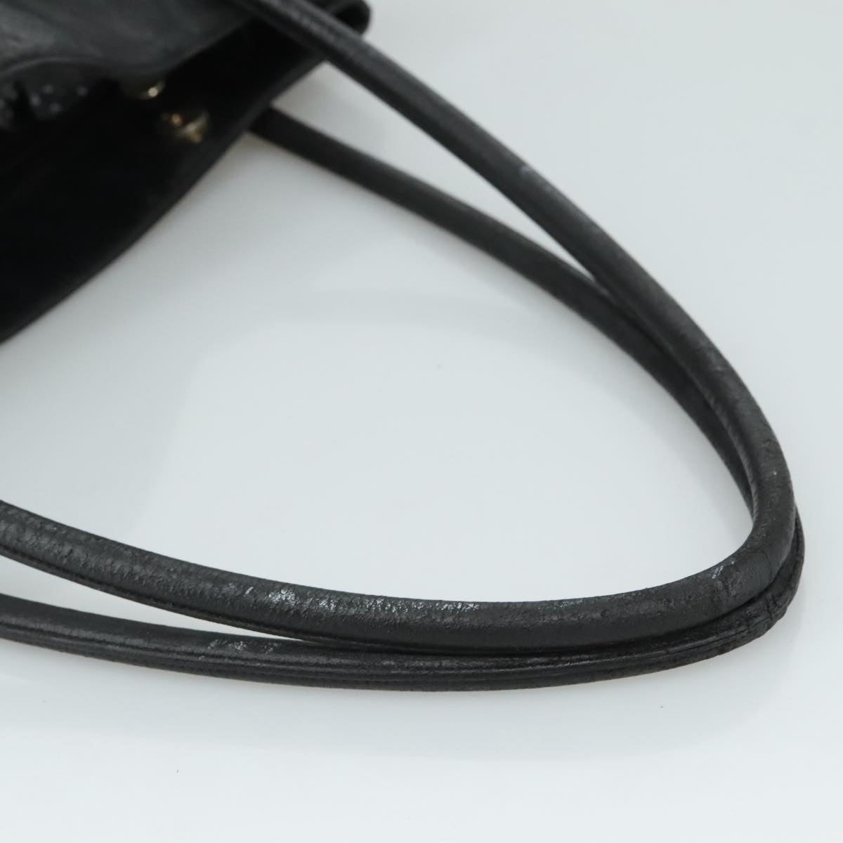CHANEL COCO Mark Tote Bag Lamb Skin Black CC bs20973