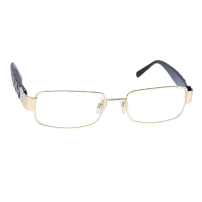 CHANEL Sunglasses Plastic Black Gold CC bs21028