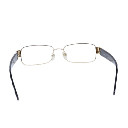 CHANEL Sunglasses Plastic Black Gold CC bs21028