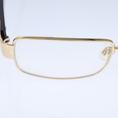 CHANEL Sunglasses Plastic Black Gold CC bs21028
