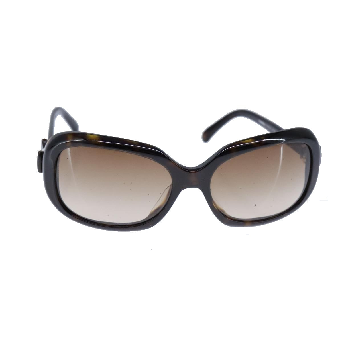 CHANEL Sunglasses plastic Black CC bs21110