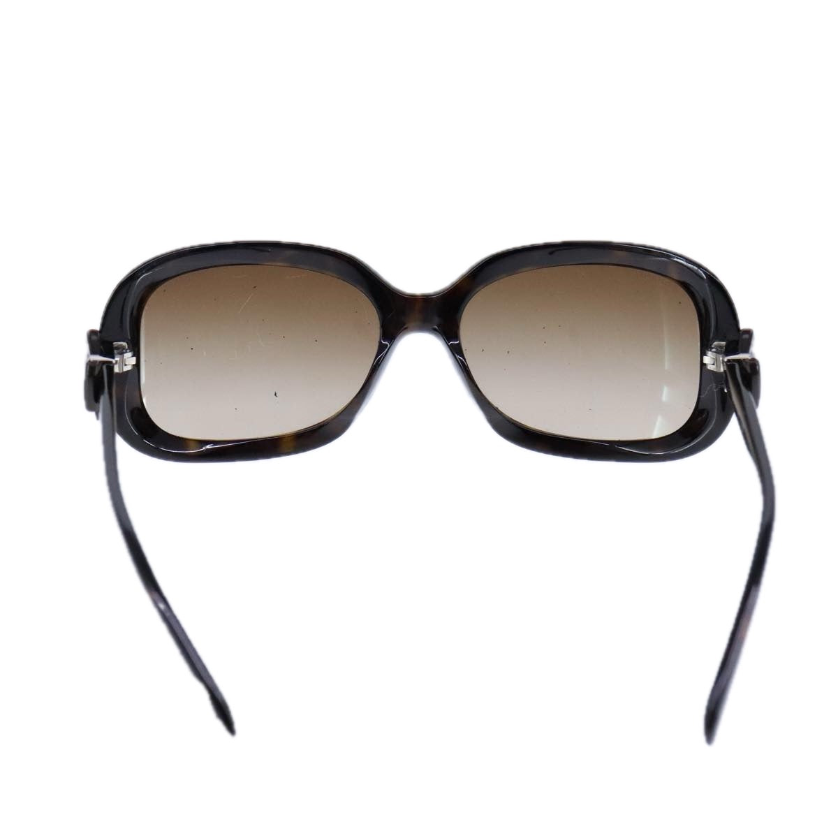 CHANEL Sunglasses plastic Black CC bs21110
