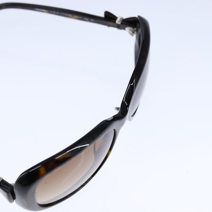 CHANEL Sunglasses plastic Black CC bs21110