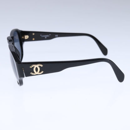 CHANEL Sunglasses plastic Black CC bs21117