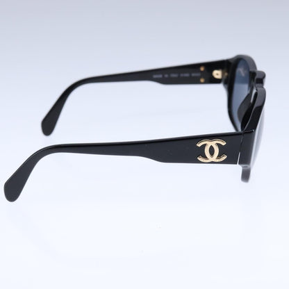 CHANEL Sunglasses plastic Black CC bs21117