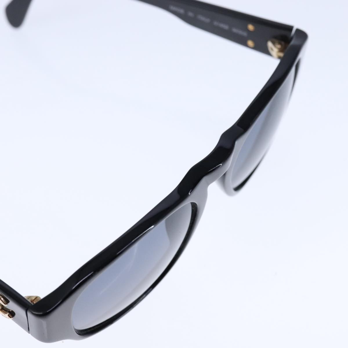 CHANEL Sunglasses plastic Black CC bs21117