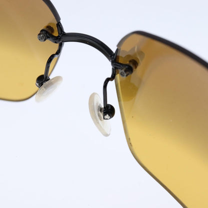 CHANEL Sunglasses metal Black CC bs21240