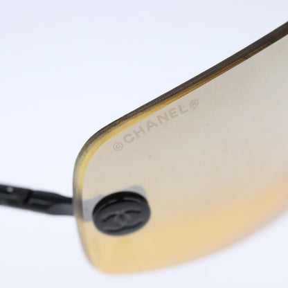 CHANEL Sunglasses metal Black CC bs21240