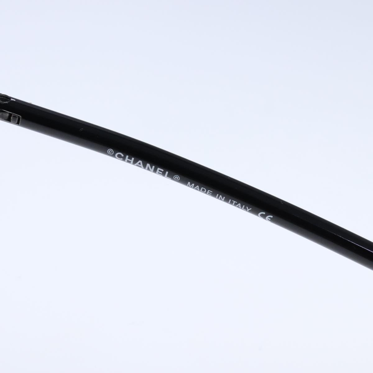 CHANEL Sunglasses metal Black CC bs21240
