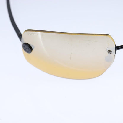 CHANEL Sunglasses metal Black CC bs21240
