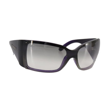 CHANEL Sunglasses plastic Purple CC bs21339