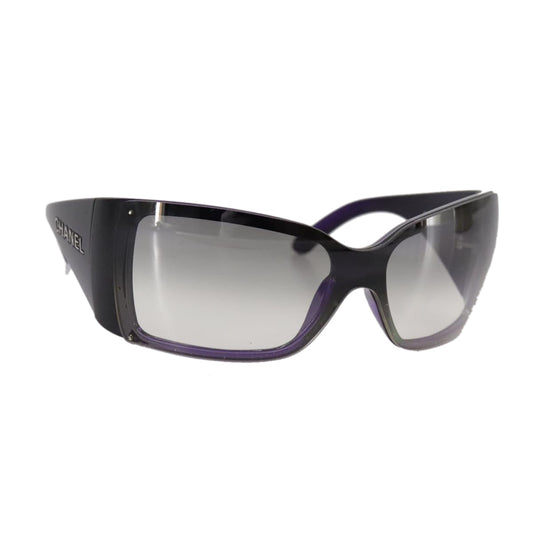 CHANEL Sunglasses plastic Purple CC bs21339