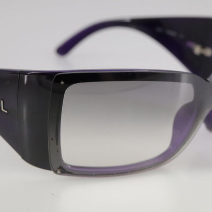 CHANEL Sunglasses plastic Purple CC bs21339