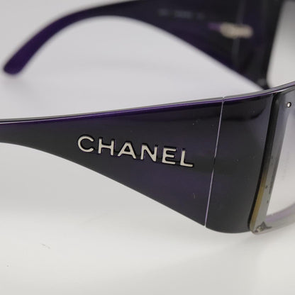 CHANEL Sunglasses plastic Purple CC bs21339